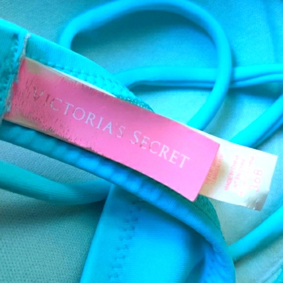 Victoria's Secret The Flirt Aqua Bandeau 36B - Picture 4 of 5